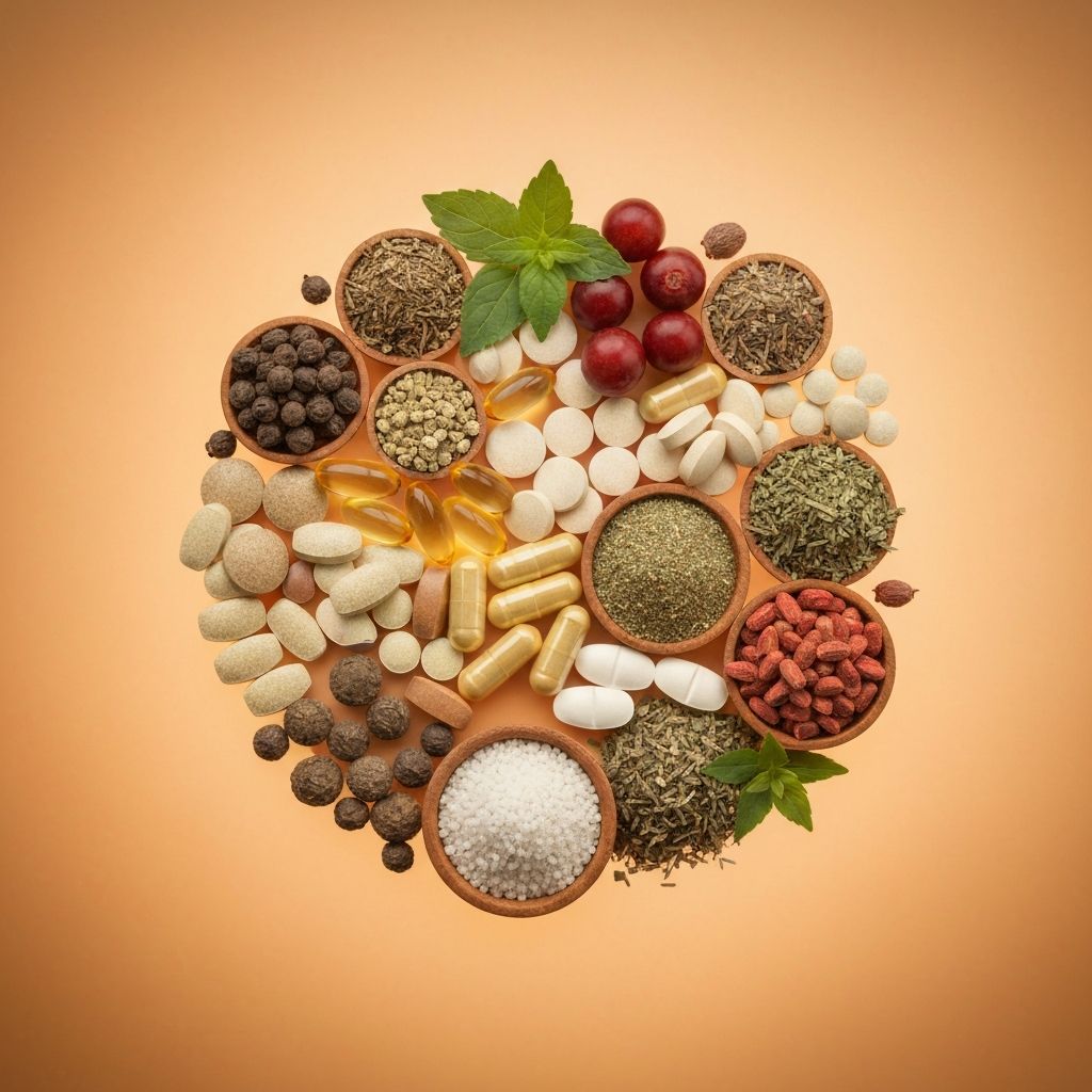 Natural supplement ingredients and vitamins