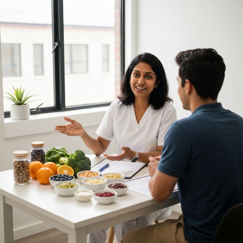 Educational nutrition consultation session